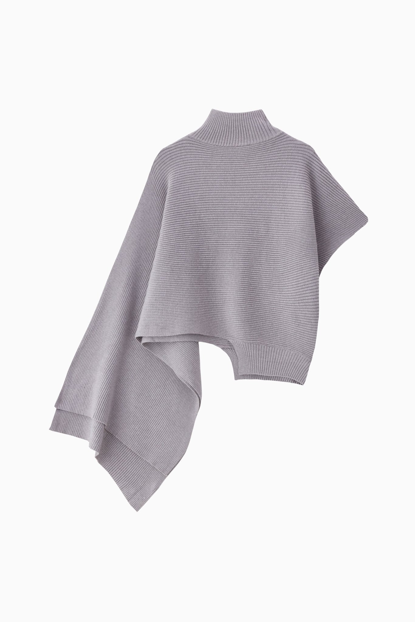Gray poncho
