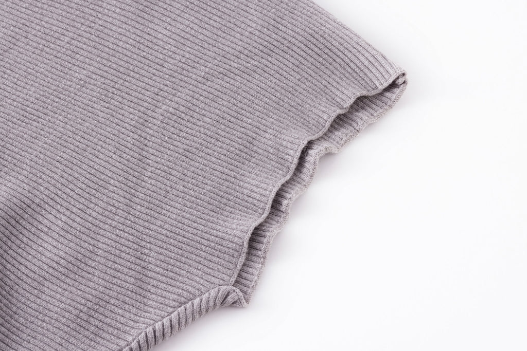 Gray poncho